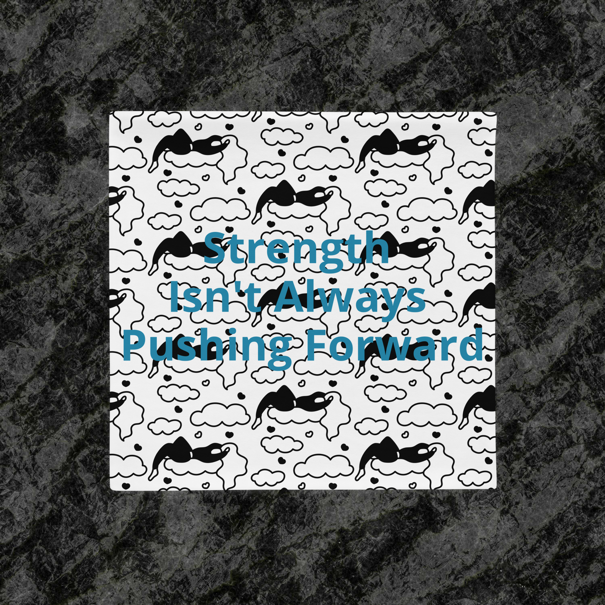 Quiet Strength Pillow-Strength Isn't Always Pushing Forward